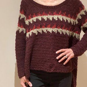 Free People Over-Sized Knit Sweater